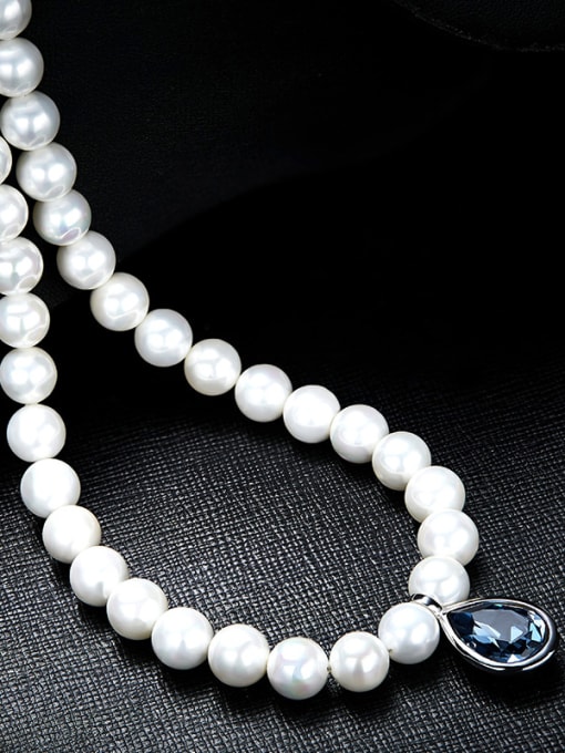 CEIDAI Water Drop Shaped pearls Necklace 2