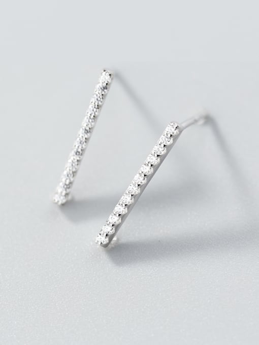 Rosh Exquisite Geometric Shaped Shining Zircon Stud Earrings