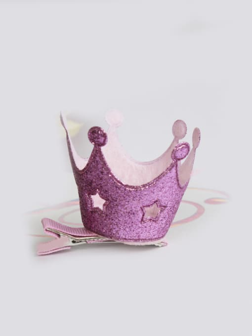 Pink Hollow Crown Hair with mini hat