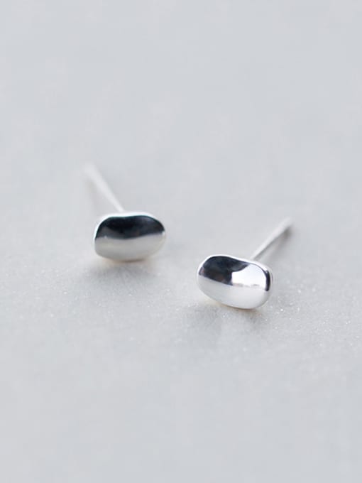 Rosh Sterling Silver Mini beans Stud Earrings