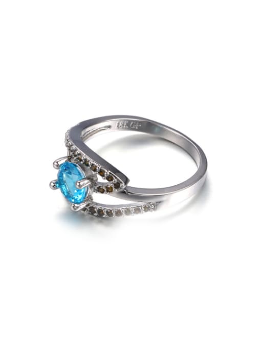 ZK New Hot Selling Western Style Ring with Zircons 1