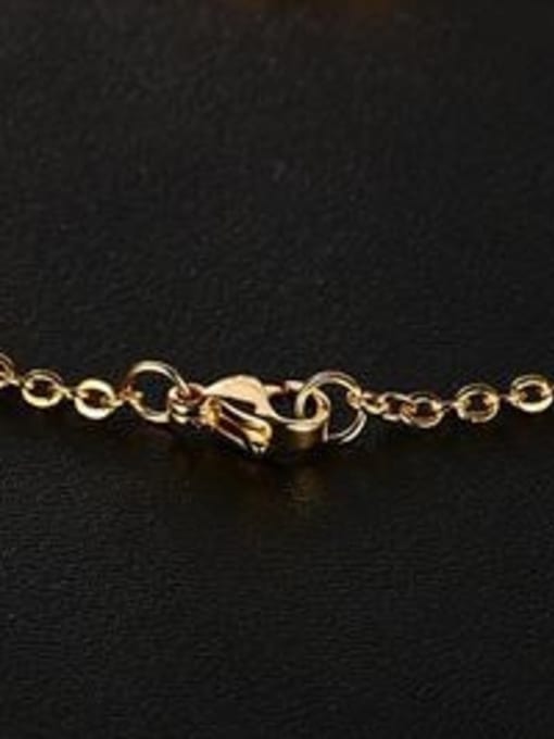 CONG Women Gold Plated Palm Shaped Titanium Bracelet 2
