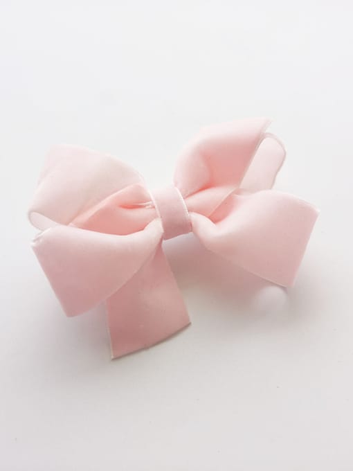 A Pink Knot Color Cute Hair clip