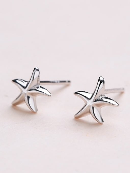 One Silver Fashionable Star Shaped Stud cuff earring 2