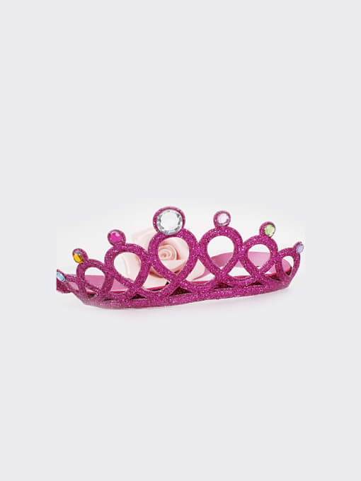 Rose Red Crown Head Band