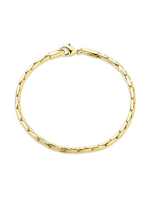 Ronaldo Exquisite 18K Gold Plated Geometric Shaped Bracelet 0