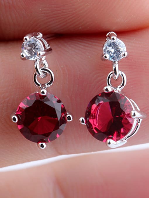 Red Fashion Zircon Hot Sell stud Earring