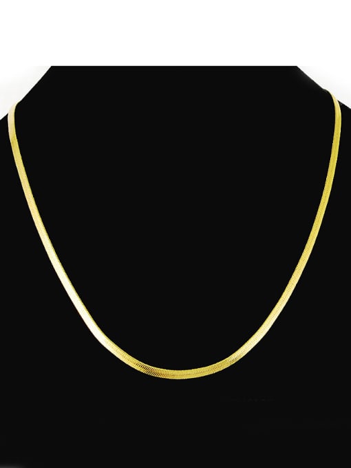 Yi Heng Da Women Geometric Shaped 24K Gold Plated Copper Necklace 1