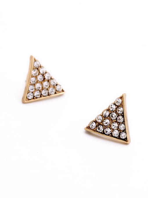 Big Rhinestones Lovely Small stud Earring