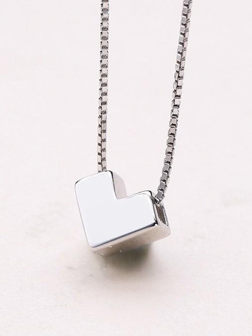 One Silver 2018 Heart-shaped Necklace 2