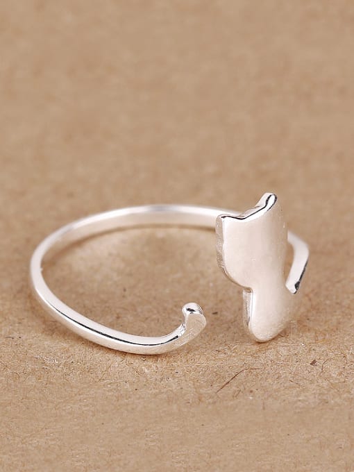 Peng Yuan Lovely Kitten Opening Midi Ring 1