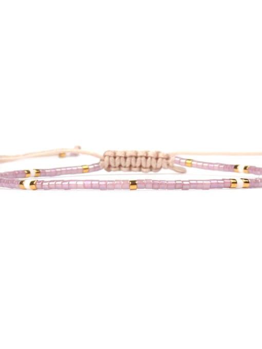 HB619-B Hot Selling Colorful Women Woven Rope Bracelet
