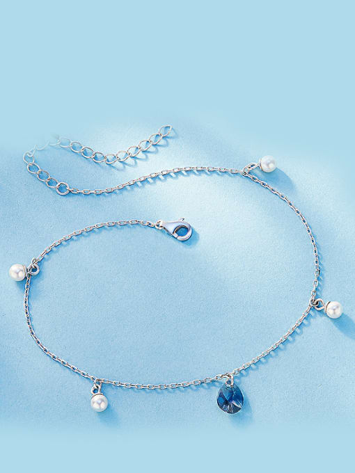 Remember YB0468 S925  Silver Water Drop-shaped Bracelet