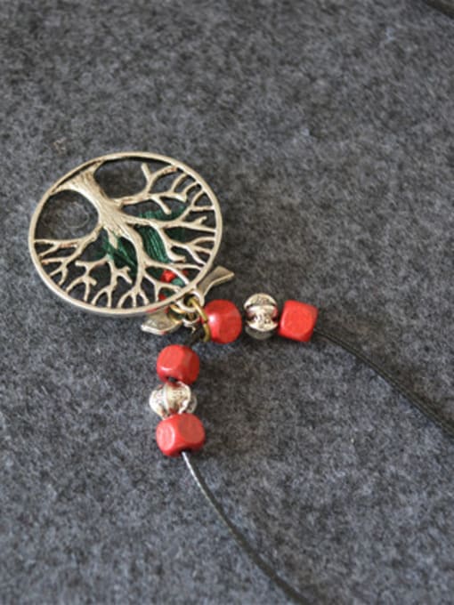 Dandelion Women Tree Shaped Tassels Necklace 1