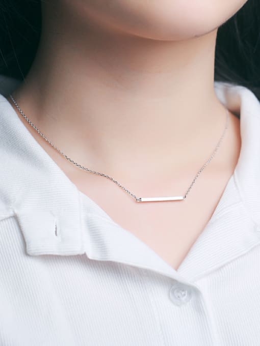 Peng Yuan Simple Cuboid Necklace 1