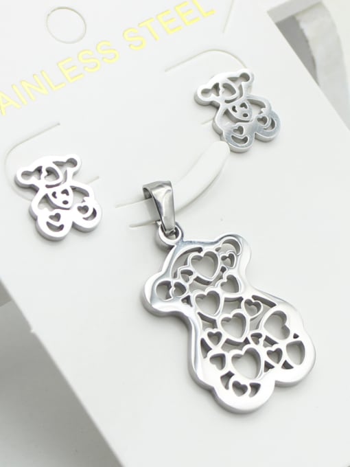 XIN DAI Lovely Bear- shape Two Pieces Set 1