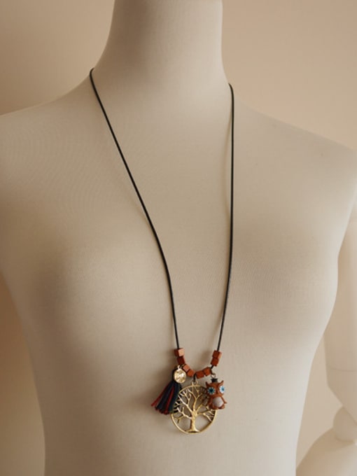 Dandelion Women Lovely Owl Shaped Necklace 1