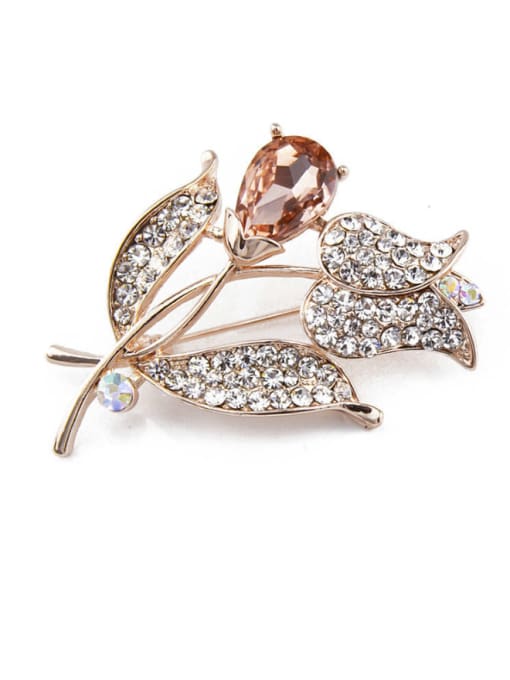 Inboe 2018 2018 Rose Gold Crystals Brooch 5