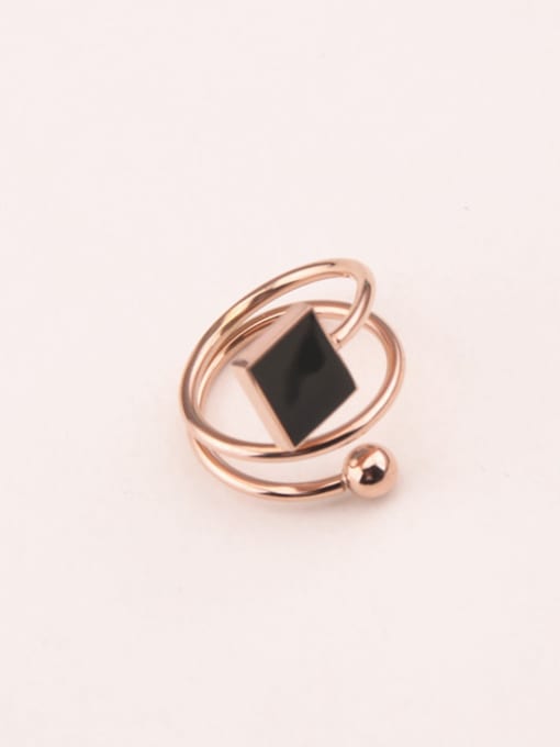 GROSE Three Layer Geometric Women Ring