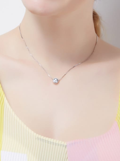 CEIDAI 2018 2018 2018 2018 S925 Silver Pearl Necklace 1