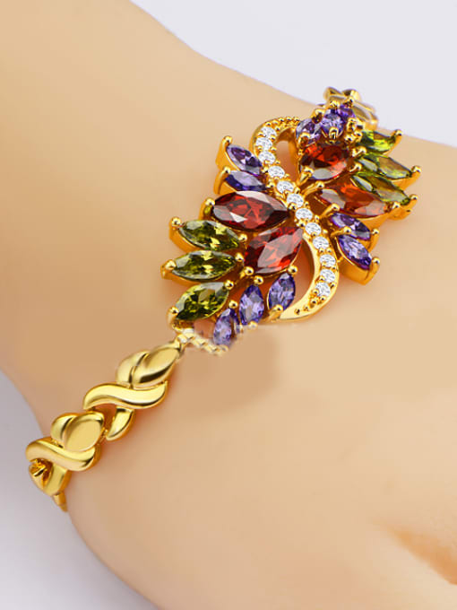 Days Lone Fashion Multicolor Marquise Zircon Bracelet 1
