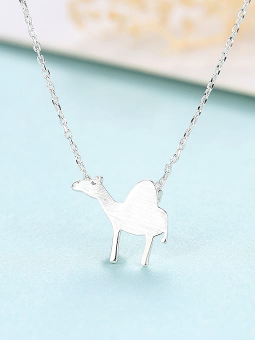 CCUI Sterling silver cartoon animal shape camel necklace 3