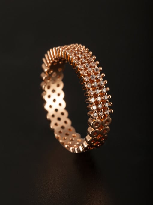 Tabora GODKI Luxury Women Wedding Dubai Copper Zircon Ring  Combination of the ring 2