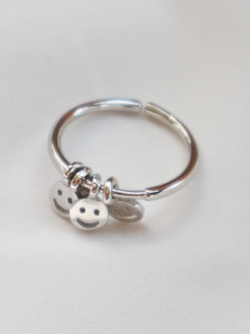 MINI STUDIO Silver Face  Beautiful Band band ring