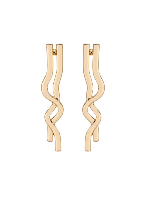 Belle Xin Fashion Gold Plated Zinc Alloy Drop drop Earring 0