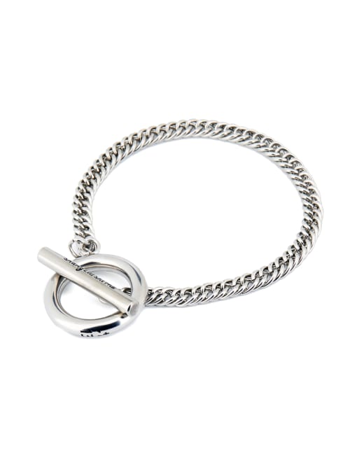 David Wa Fashion Silver-Plated Titanium Personalized Bracelet 0