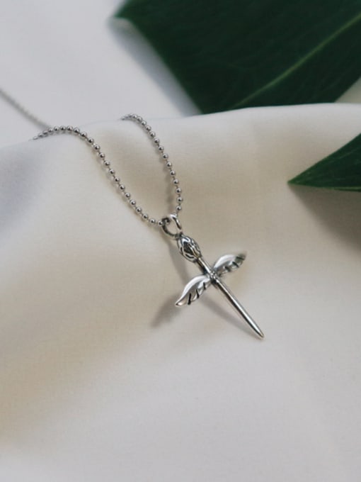 MINI STUDIO Personalized 925 silver Cross Necklace