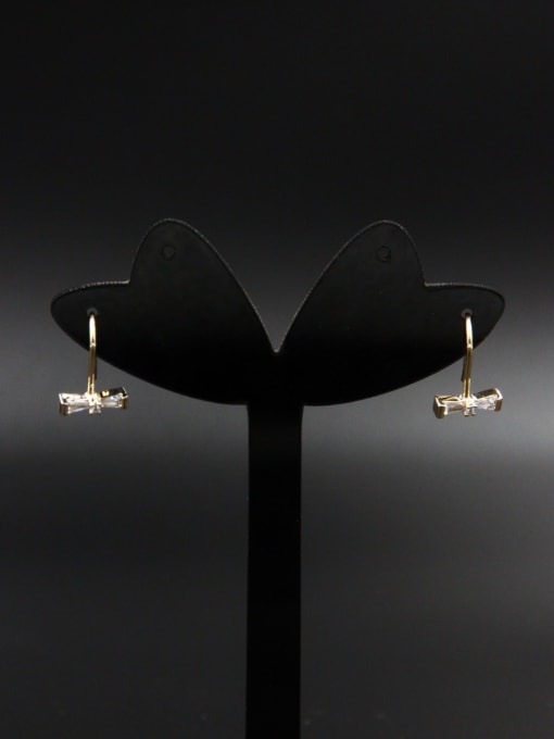 LB RAIDER Gold Plated White Zircon Beautiful Studs stud Earring