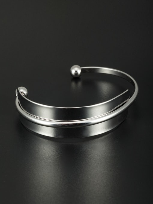 Cubic Y80 A Platinum Plated Stylish  Bangle Of 0