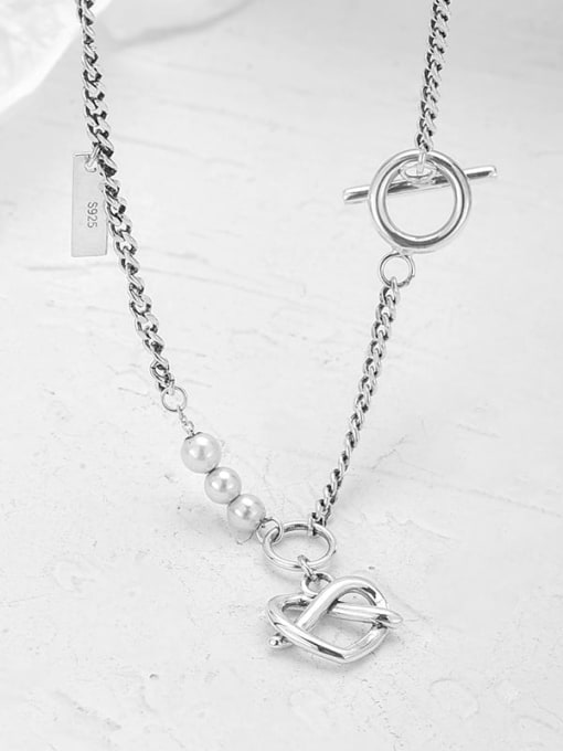 XBOX 925 Sterling Silver Heart Vintage Necklace 3