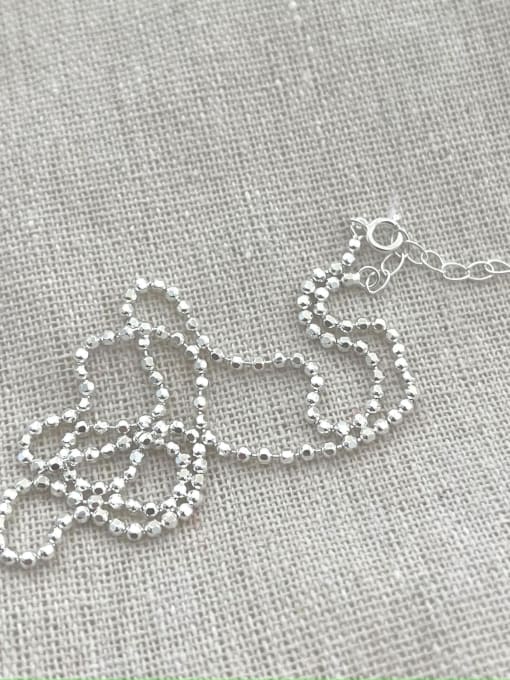 Boomer Cat 925 Sterling Silver Round Bead Minimalist Necklace 1