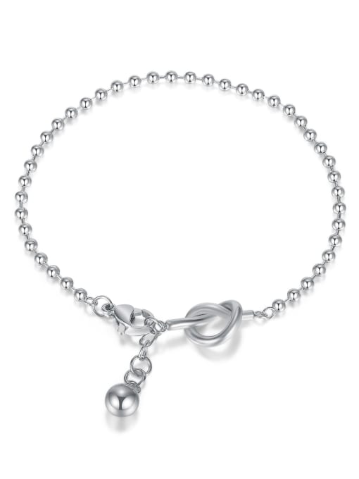 Open Sky Stainless steel Tassel Minimalist Beaded Bracelet 3