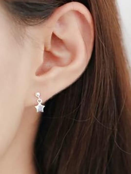 A TEEM Titanium Star Minimalist Stud Earring 1