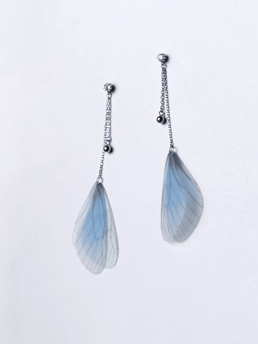 Rosh 925 Sterling Silver Wing Trend Drop Earring 2