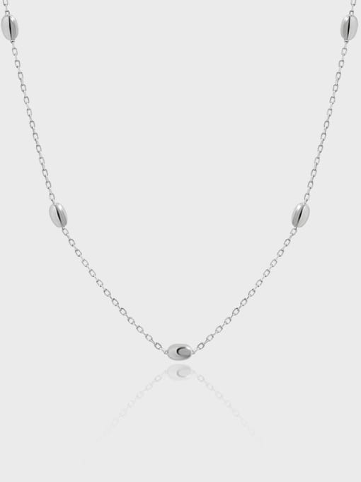 DAKA 925 Sterling Silver Irregular Minimalist Necklace 3