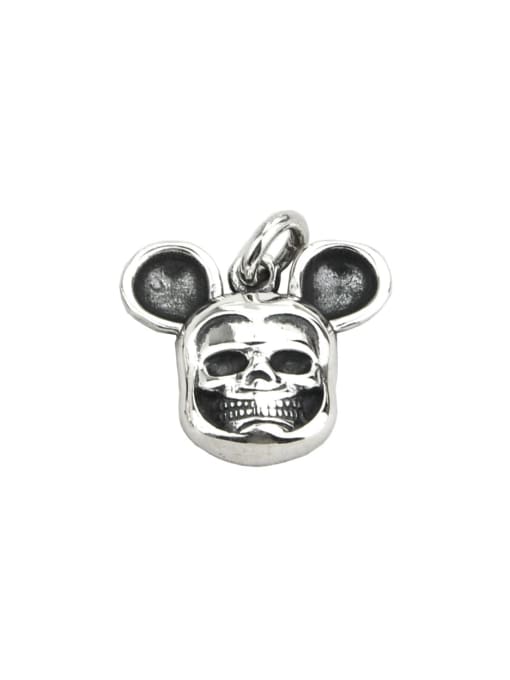 SHUI Vintage Sterling Silver With Vintage Mickey Mouse Pendant Diy Accessories 2