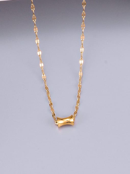 A TEEM Titanium   Water Wave Chain Cone Necklace 3