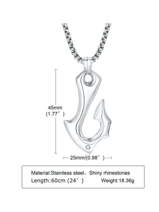CONG Stainless steel Irregular Minimalist Necklace 4