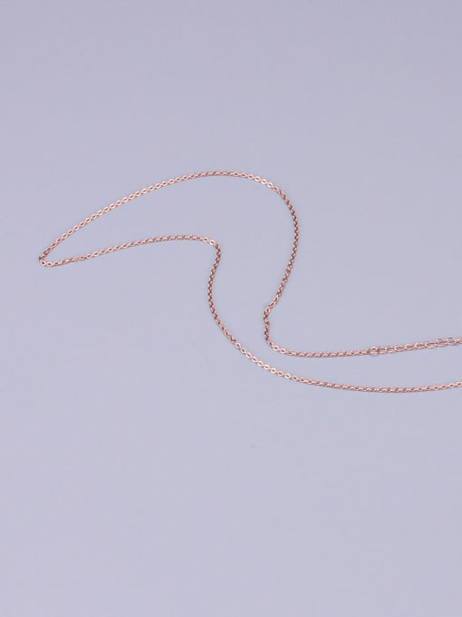 chain rose gold L22 Titanium Minimalist Twisted Serpentine Chain
