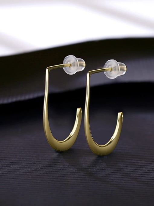 minimalist earrings 14k