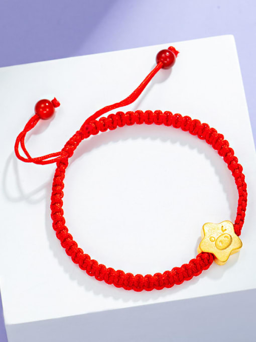 XP Alloy Five-Pointed Star Smiley Cute Adjustable Bracelet 2