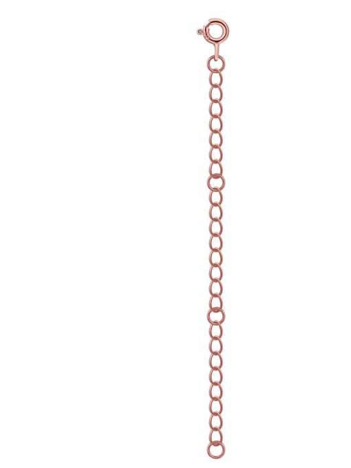 Rose gold 8cm 925 Sterling Silver  Minimalist Geometric Tail Chain