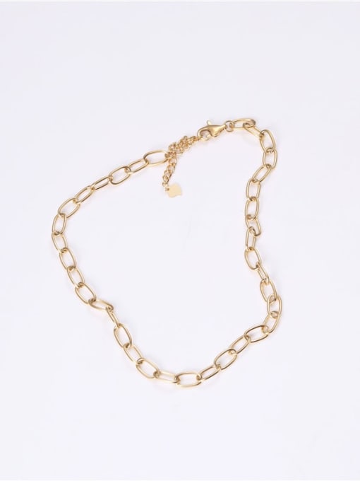 GROSE Titanium With Imitation Gold Plated Simplistic Chain Necklaces 0