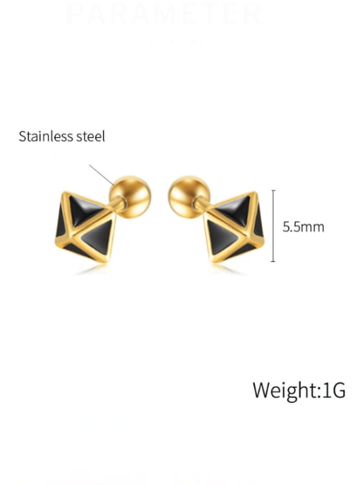 Open Sky Stainless steel Geometric Minimalist Stud Earring 4