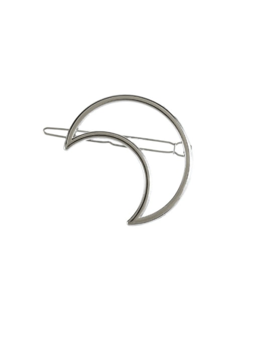 Chimera Alloy Minimalist Hollow Moon  Hair Pin 3