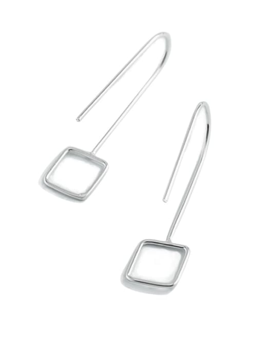 XBOX 925 Sterling Silver Geometric Minimalist Drop Earring 0